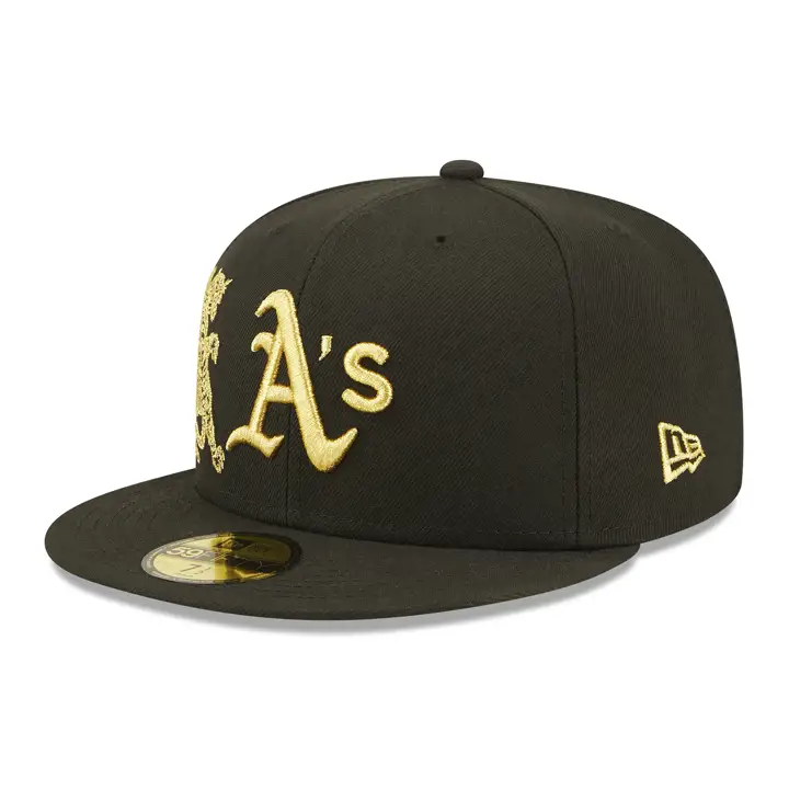 Casquette Oakland Athletics MLB Tiger Claw 59FIFTY blk/blk/gl