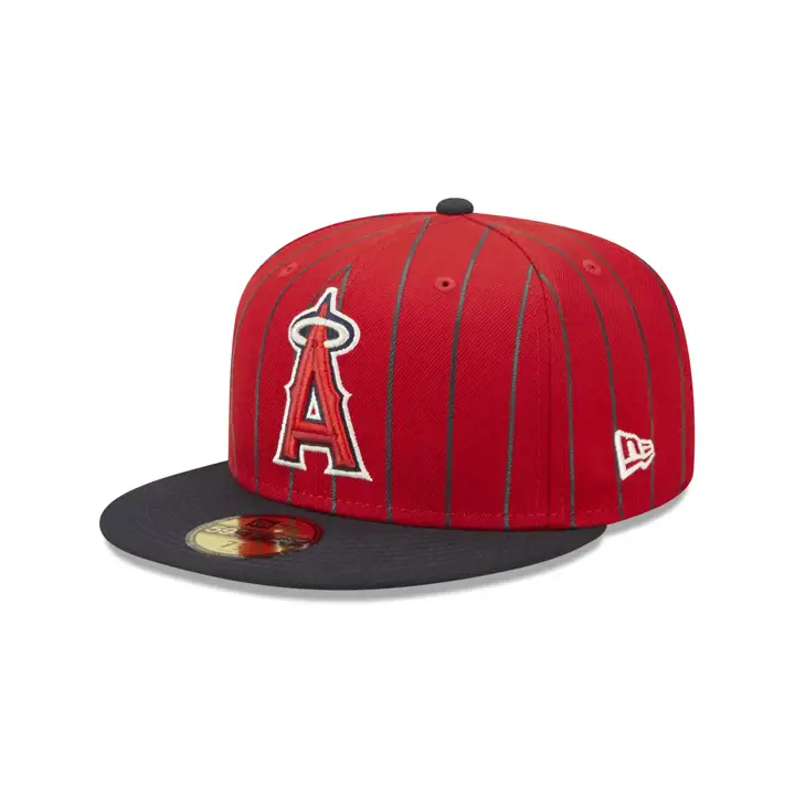 Anaheim Angels MLB BIRDCAGE 59FIFTY rouge/bleu marine/vert