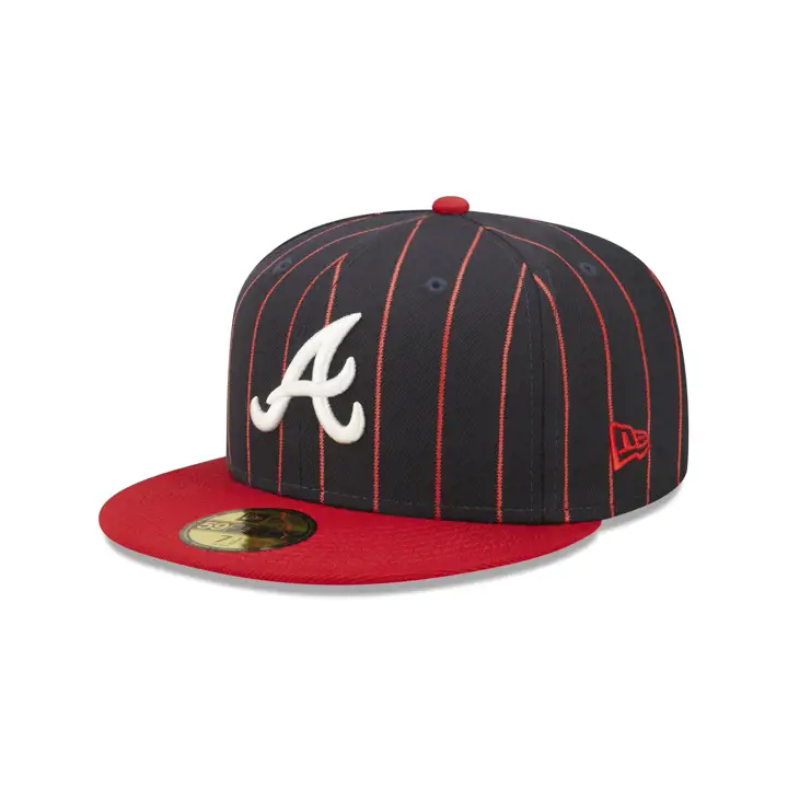 Casquette 59FIFTY BIRDCAGE MLB Atlanta Braves bleu marine/rouge/vert grisé
