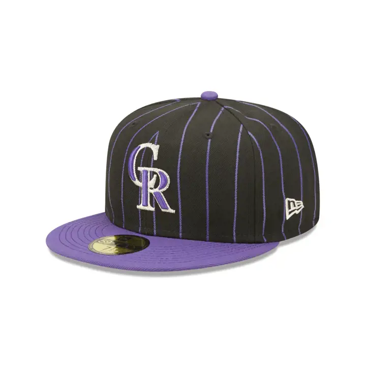 Colorado Rockies MLB BIRDCAGE 59FIFTY noi/vio/verfon