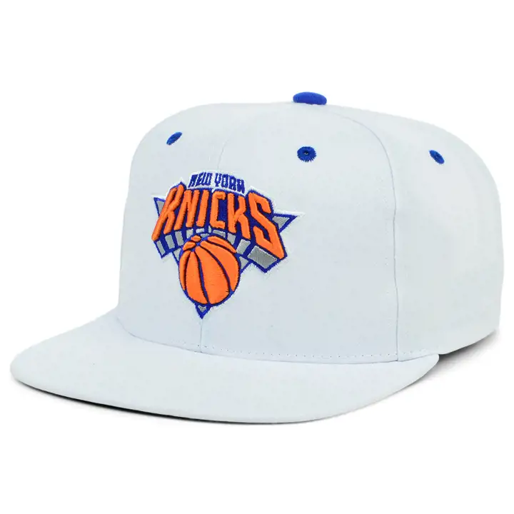 New York Knicks NBA Casquette Snapback Couleur de l'équipe Blanc bnc/blc/bleu