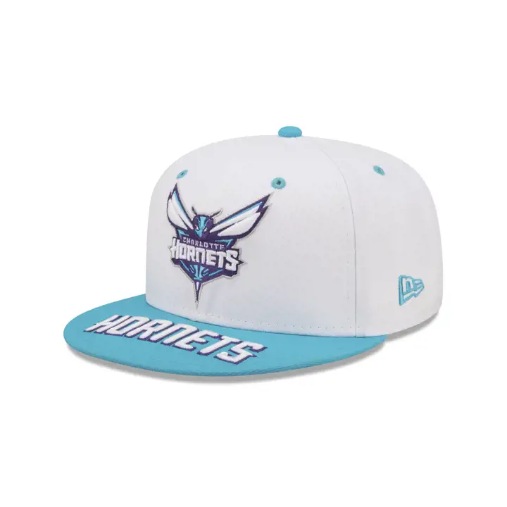 Charlotte Hornets NBA Top Word 59FIFTY blc/sarcelle/sarcelle