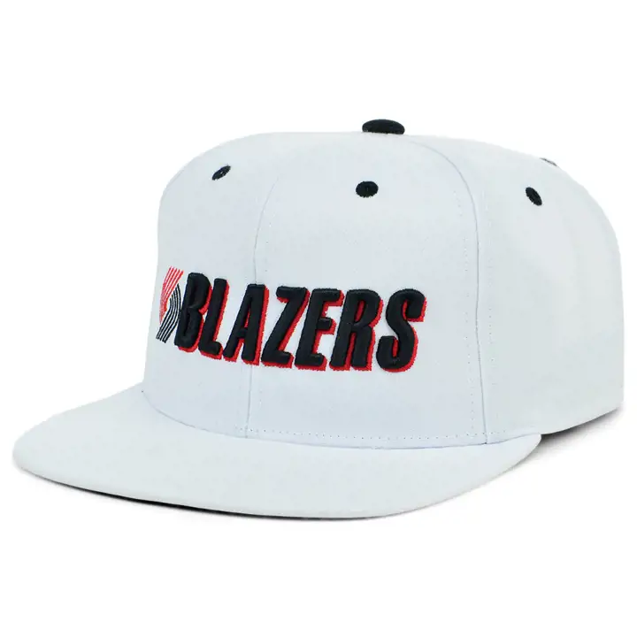 Casquette Snapback NBA Portland Trail Blazers blanche et blanche