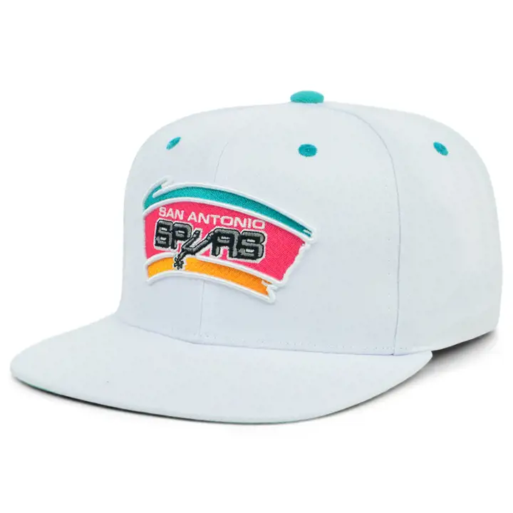 Casquette Snapback NBA San Antonio Spurs coloris blanc/blanc/turquoise
