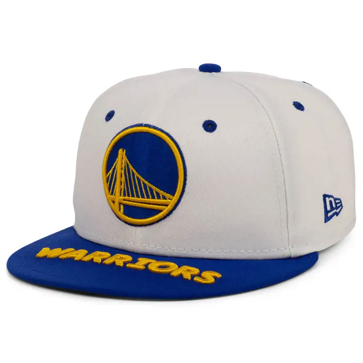 Casquette 59FIFTY NBA Golden State Warriors Top Word blc/bleu/bleu
