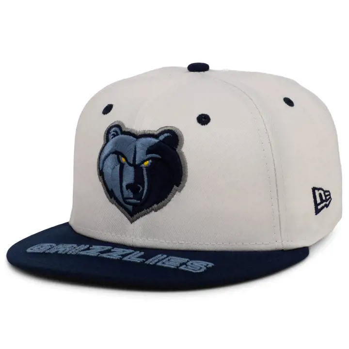 Memphis Grizzlies NBA Top Word 59FIFTY blc/bleu/bleu