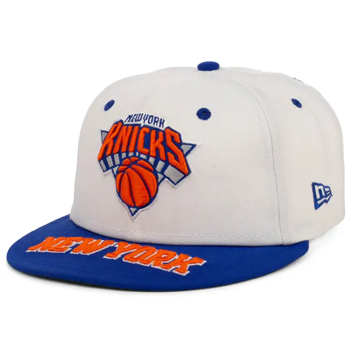 New York Knicks NBA Top Word 59FIFTY blc/bleu/bleu