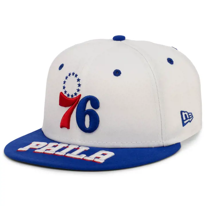 Philadelphia 76ers NBA Top Word 59FIFTY blc/bleu/bleu