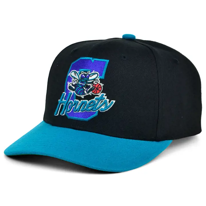 Charlotte Hornets NBA Letterman Pro Crown n/b v/f HWC