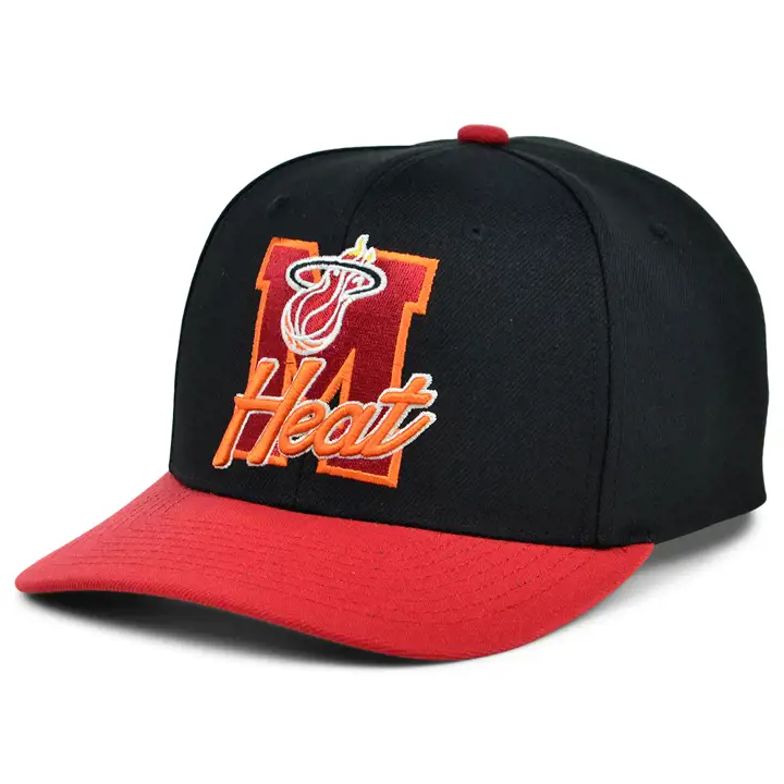 Miami Heat NBA Letterman Pro Crown noir/vert HWC