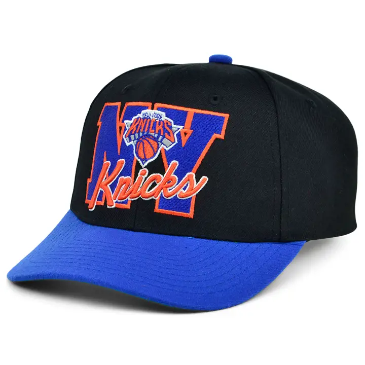 New York Knicks NBA Letterman Pro Crown noir/vert