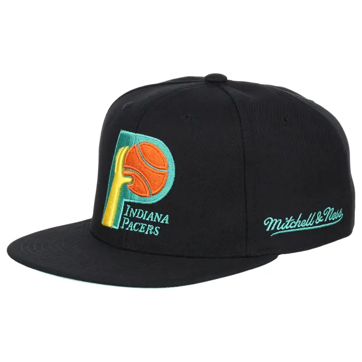 Indiana Pacers NBA Weatherman Ajustée noir/noir/vert HWC