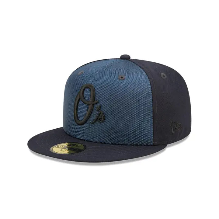 Casquette 59FIFTY MLB B-MORE des Baltimore Orioles, bleu marine, 25ème anniversaire