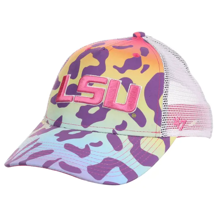 Casquette L.S.U. NCAA Girls Cool Cat '47 Clean Up