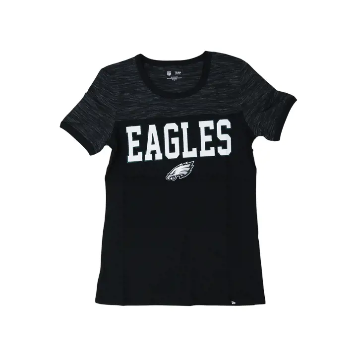 T-SHIRT RAS DU COU FEMME NFL REVERSE SPACE DYE MANCHES COURTES PHILADELPHIA EAGLES