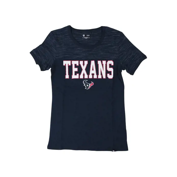 Houston Texans NFL Femme REVERSE SPACE DYE T-shirt ras du cou manches courtes