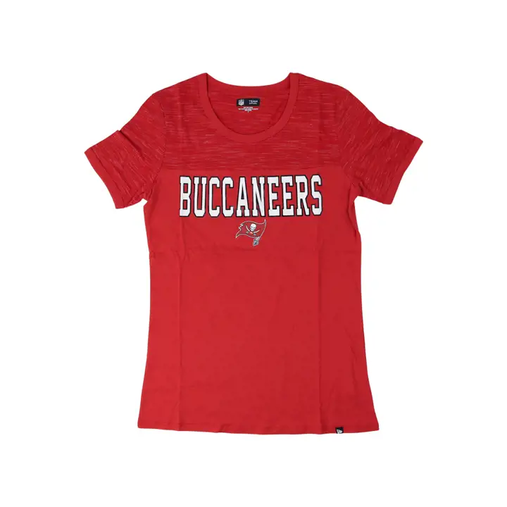 T-SHIRT RAS-DU-COU MANCHES COURTES FEMME DÉLAVÉ SPACE DYE INVERSÉ Buccaneers NFL 2