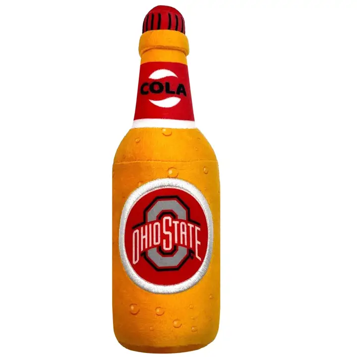 Ohio State Buckeyes Stadium Snax Bouteille de Coca-Cola Jouet pour chien