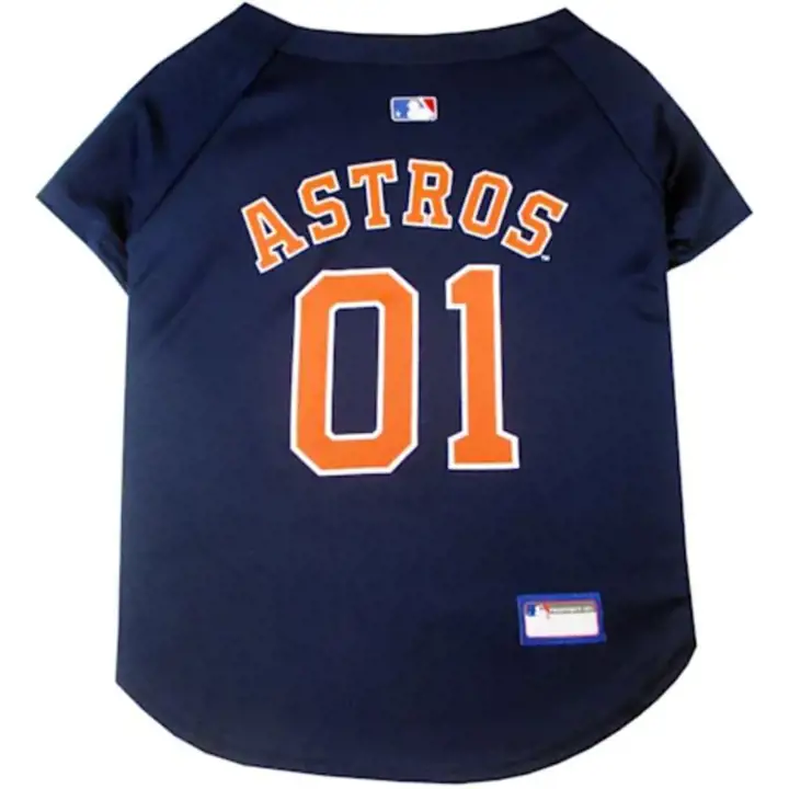 Maillot de baseball pour animaux de compagnie Houston Astros