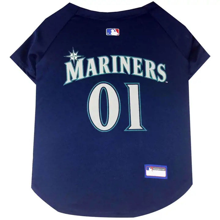 Maillot d'animal de compagnie Seattle Mariners Baseball ast