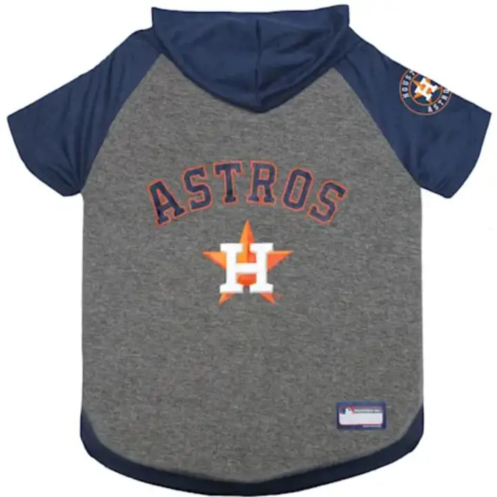 T-shirt à capuche pour animaux Houston Astros