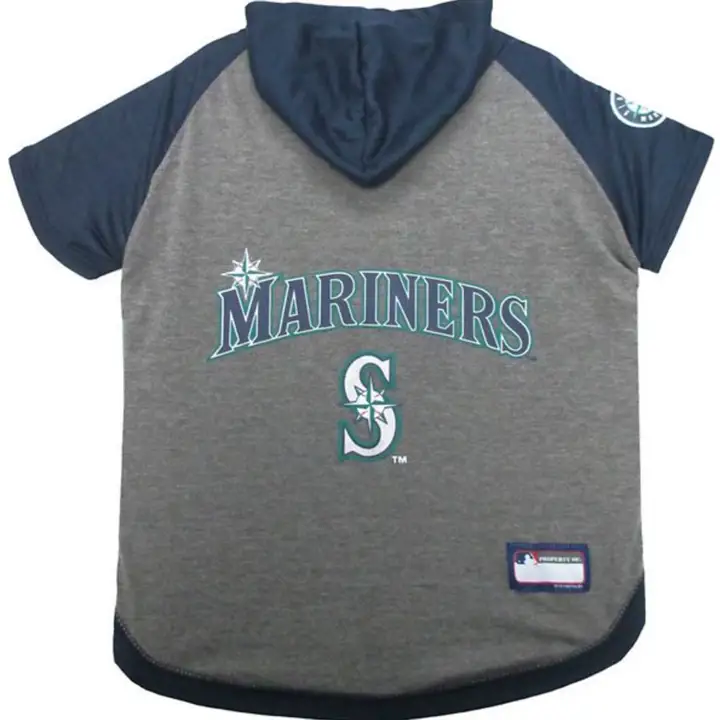 T-shirt à capuche pour animaux Seattle Mariners