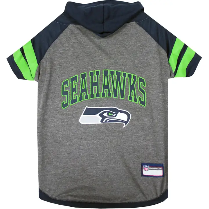 T-shirt à capuche pour animaux Seattle Seahawks