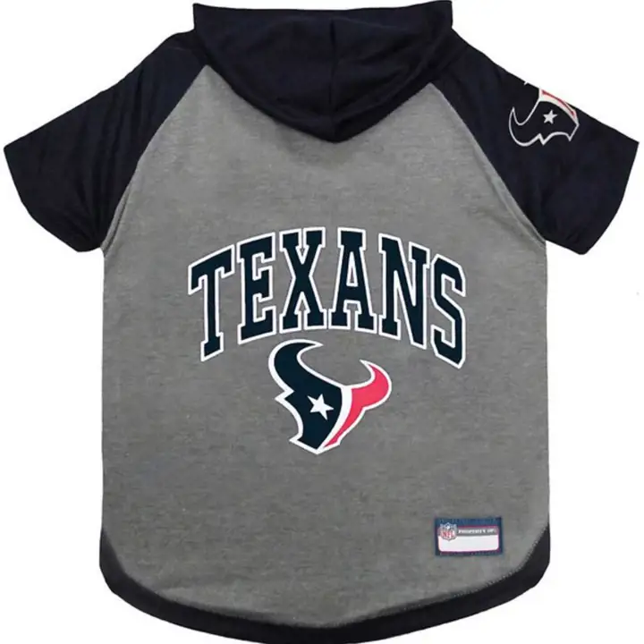 T-shirt à capuche pour animaux Houston Texans