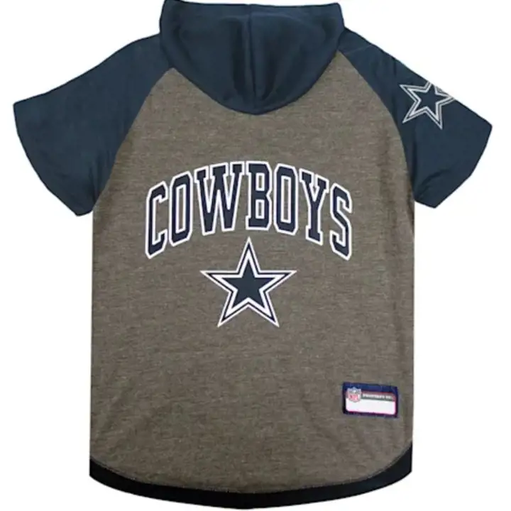 T-shirt à capuche pour animaux Dallas Cowboys