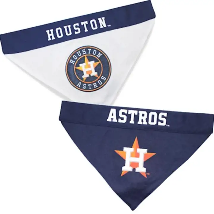 Bandana réversible pour animaux de compagnie Houston Astros