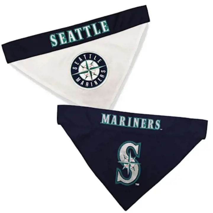 Bandana Réversible pour Animaux Seattle Mariners