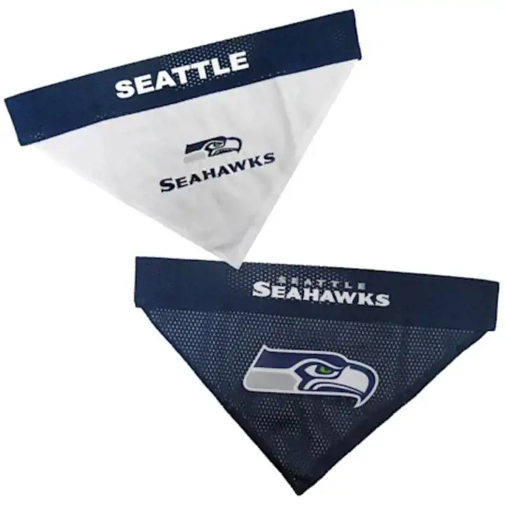 Bandana réversible pour animaux de compagnie Seattle Seahawks