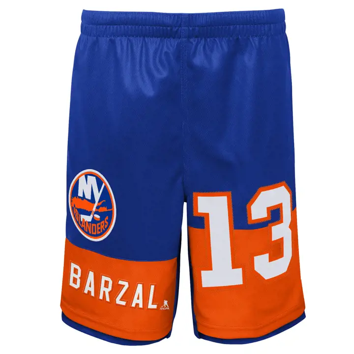 ISLANDERS LNH Jeunesse Pandemonium N&N Short Mathew Barzal BLEU