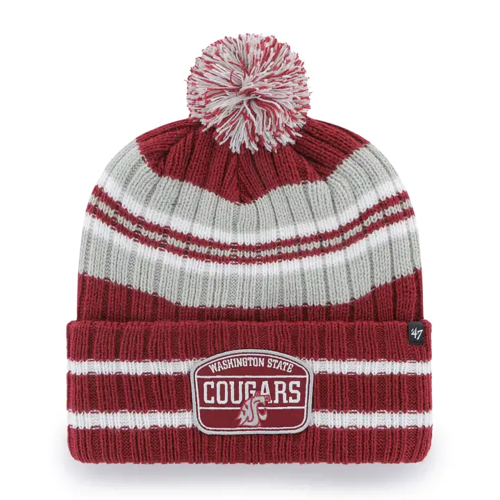 WASHINGTON STATE COUGARS NCAA Bonnet en tricot Hone Patch '47
