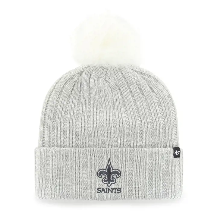 NEW ORLEANS SAINTS NFL Wmns Koda Bonnet Manchette '47 gris