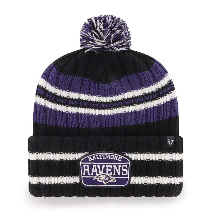 BALTIMORE RAVENS NFL Hone Patch '47 Cuff Knit noir