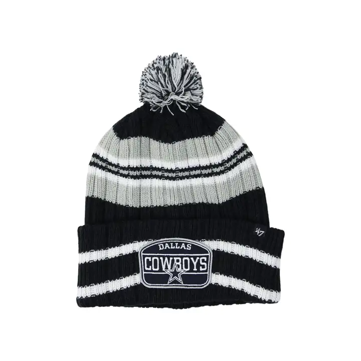 Bonnet tricoté DALLAS COWBOYS NFL Hone Patch '47 marine