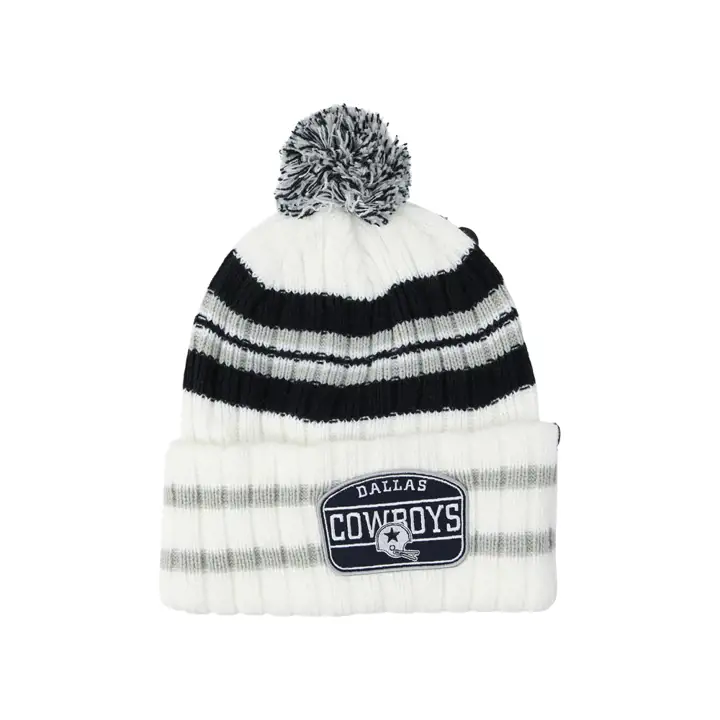 Bonnet tricoté DALLAS COWBOYS NFL Hone Patch '47 Classics blanc