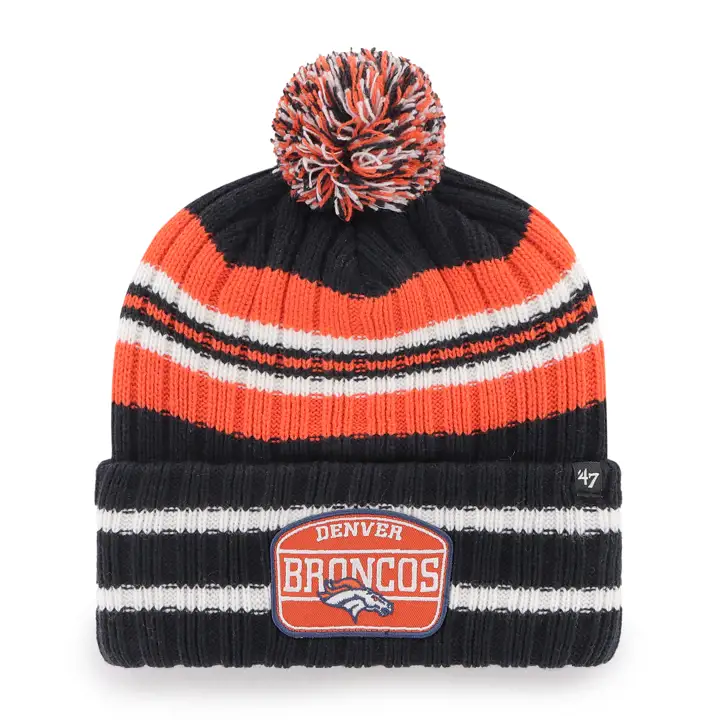 DENVER BRONCOS NFL Bonnet « Hone Patch » '47 en maille marine