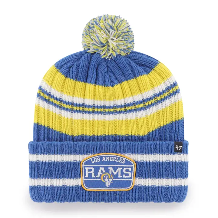 LOS ANGELES RAMS NFL Hone Patch '47 Cuff Knit Blue