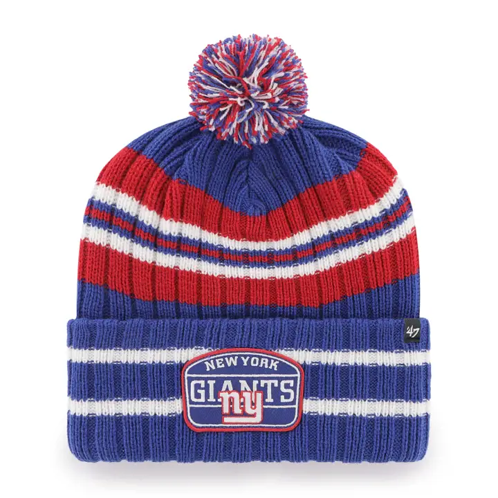 NEW YORK GIANTS NFL Hone Patch Bonnet en maille '47 rbl