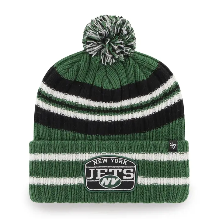 NEW YORK JETS NFL Hone Patch '47 Cuff Knit vert