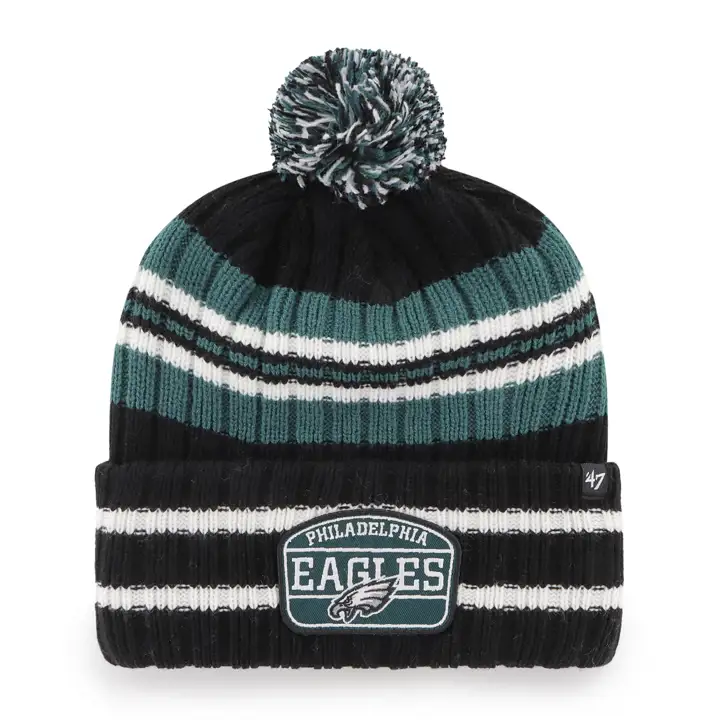 PHILADELPHIA EAGLES NFL Patch domicile '47 Cuff Knit noir