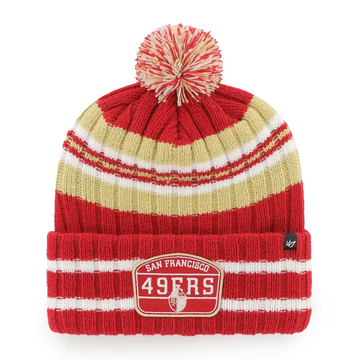 SAN FRANCISCO 49ERS NFL Hone Patch '47 Cuff Knit Classics Re