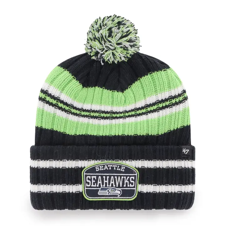 SEATTLE SEAHAWKS Écusson NFL '47 Cuff Knit marine
