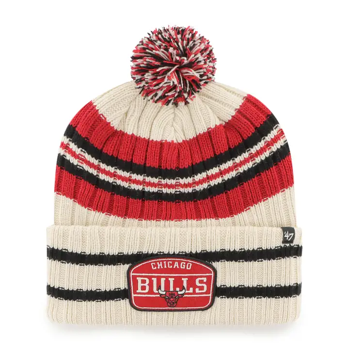 Chicago Bulls NBA Écusson tricoté naturel/rouge/noir
