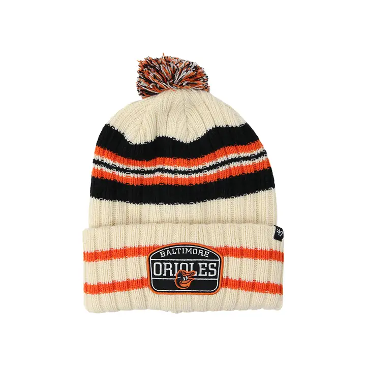 Baltimore Orioles MLB Patch Tricot naturel/noir/orange
