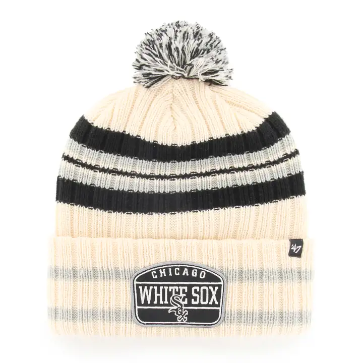 Chicago White Sox MLB Hone Patch tricoté naturel/noir/gris