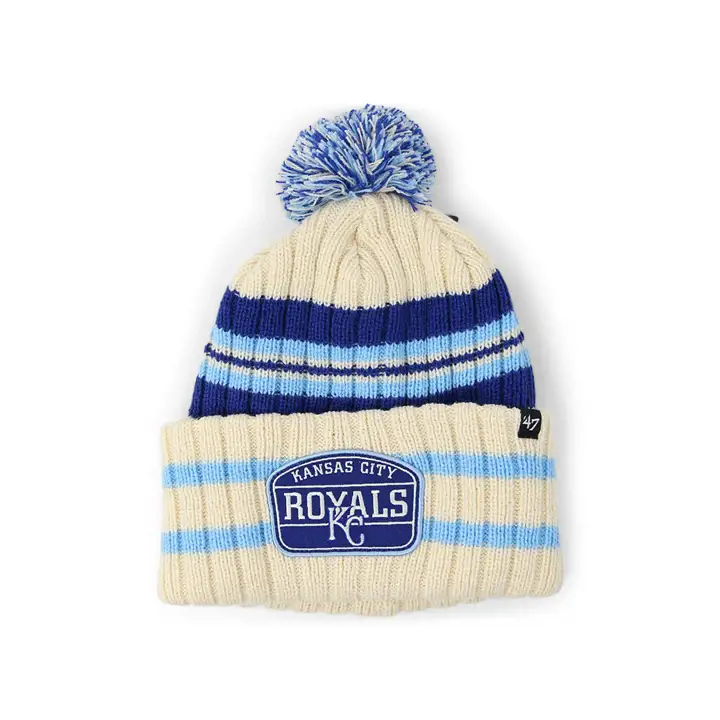 Kansas City Royals MLB Hone Patch Knit naturel/bleu/bleu ciel