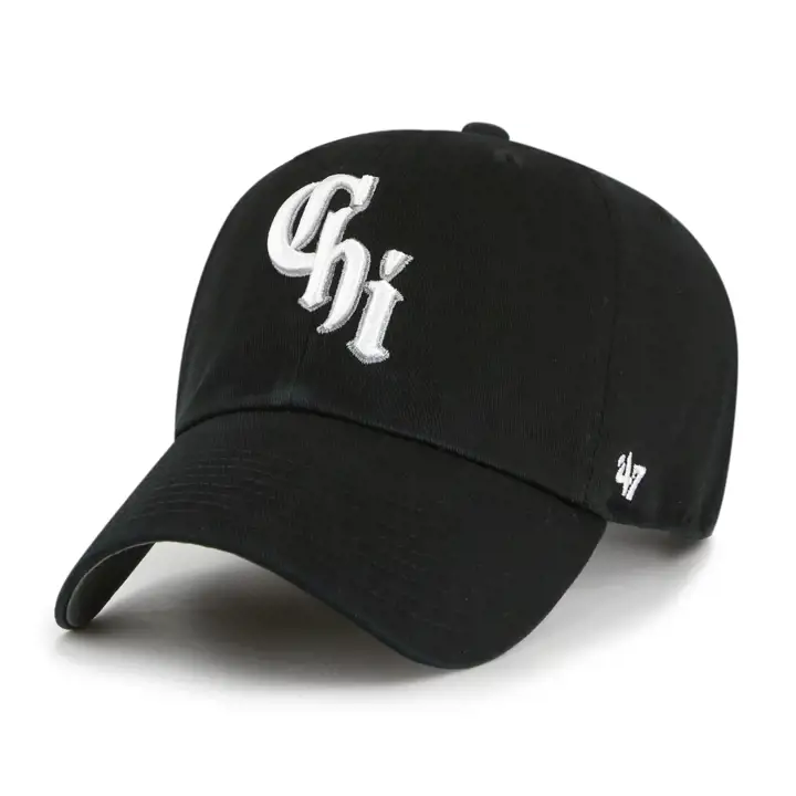 Casquette souple ajustable Chicago White Sox 2022 MLB City Connect '47 noire